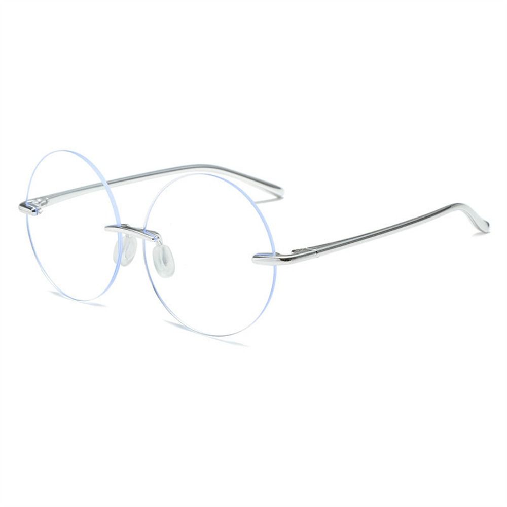 Gaming Glasses Blue - Diamond Cut Rimless Anti-UV Blue Rays