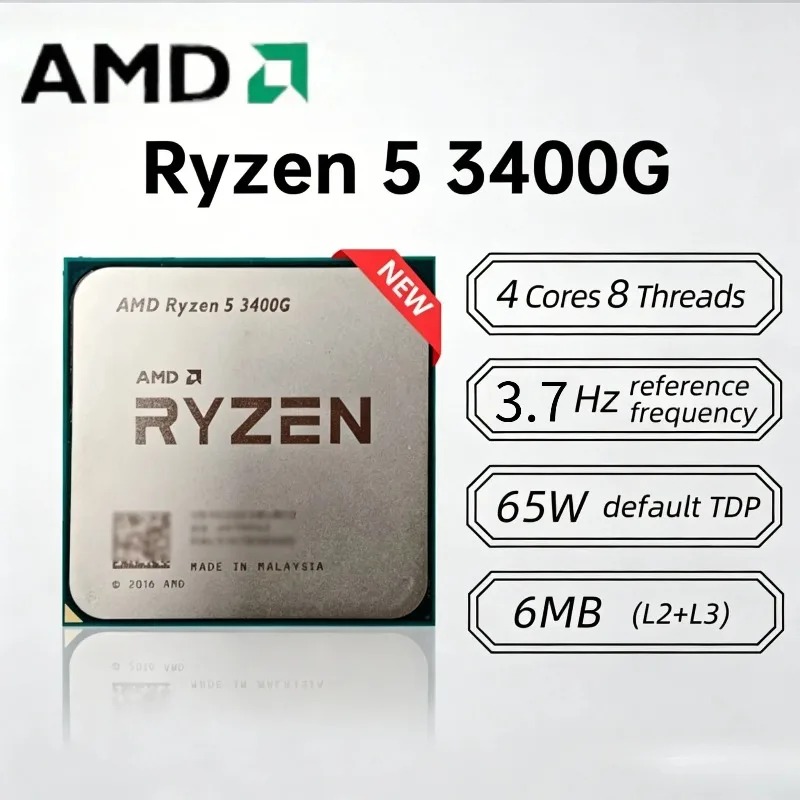 AMD Ryzen 5 3400G 4 Core 8 Thr - đánh giá và giá Amd Cpu Ryzen 5