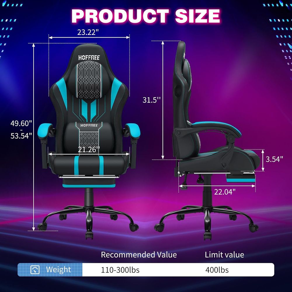 Gaming Chair with LED Lights S - đánh giá và giá Rgb Gaming Chair