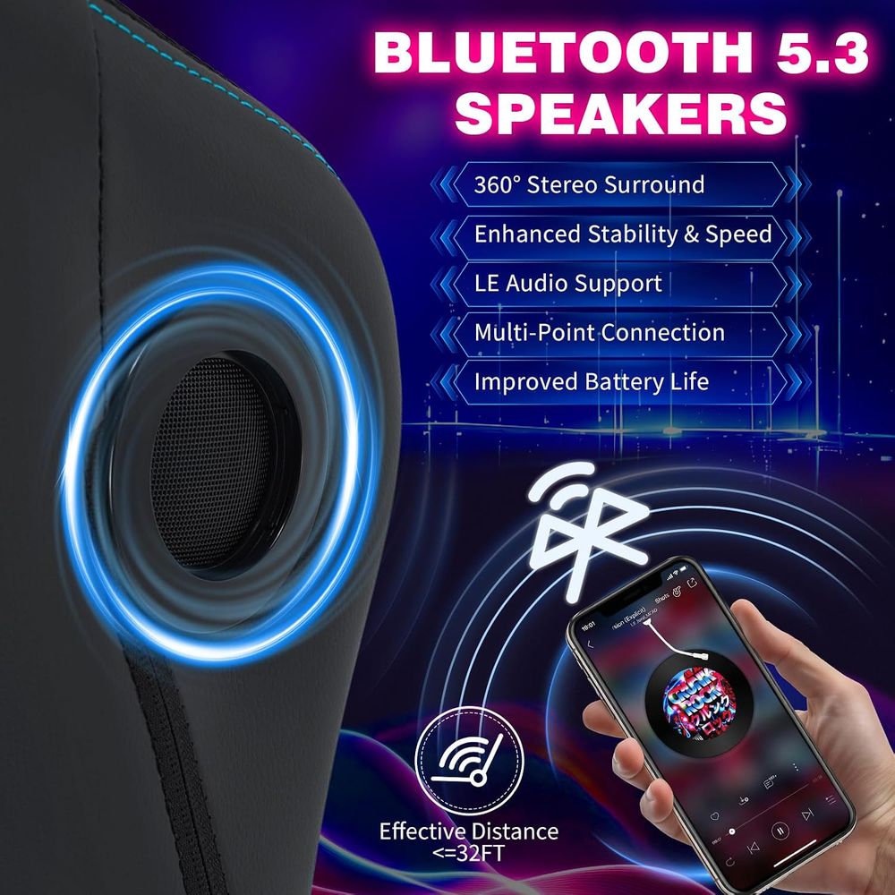 Gaming Chair with LED Lights S - đánh giá và giá Rgb Gaming Chair
