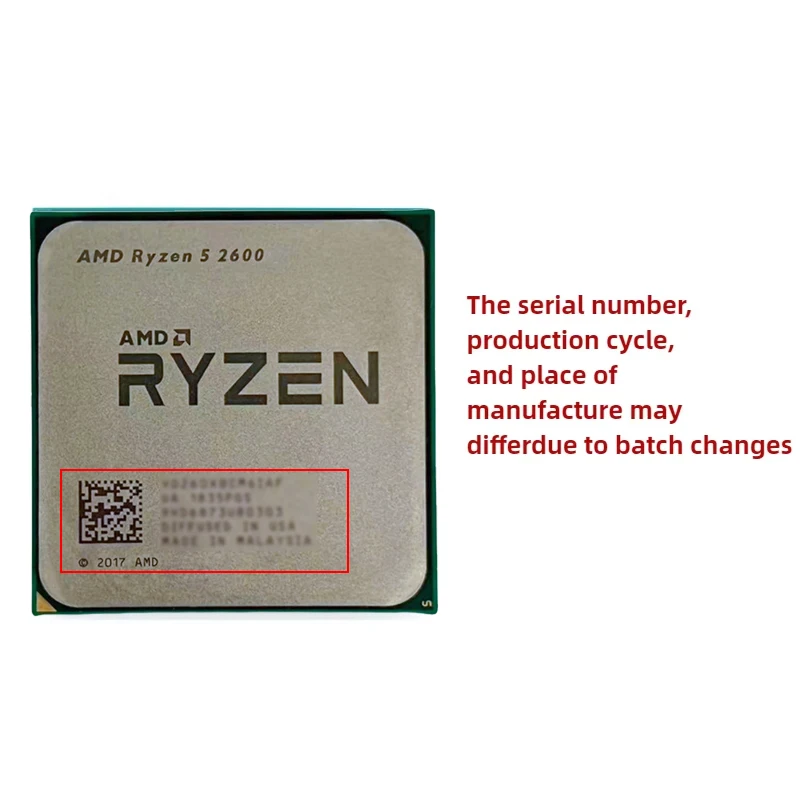 AMD Ryzen 5 R5 2600 3.4GHz 6-C - đánh giá và giá Amd Cpu Ryzen 5