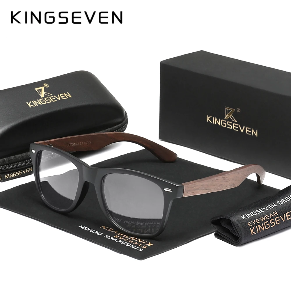 KINGSEVEN Classic Wooden Blue  - đánh giá và giá Gaming Glasses Blue