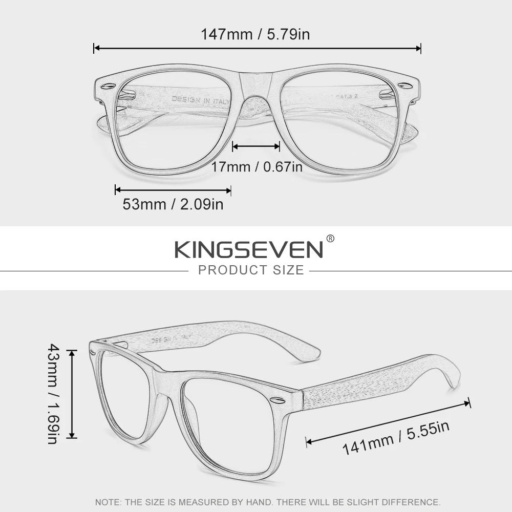 KINGSEVEN Classic Wooden Blue  - đánh giá và giá Gaming Glasses Blue