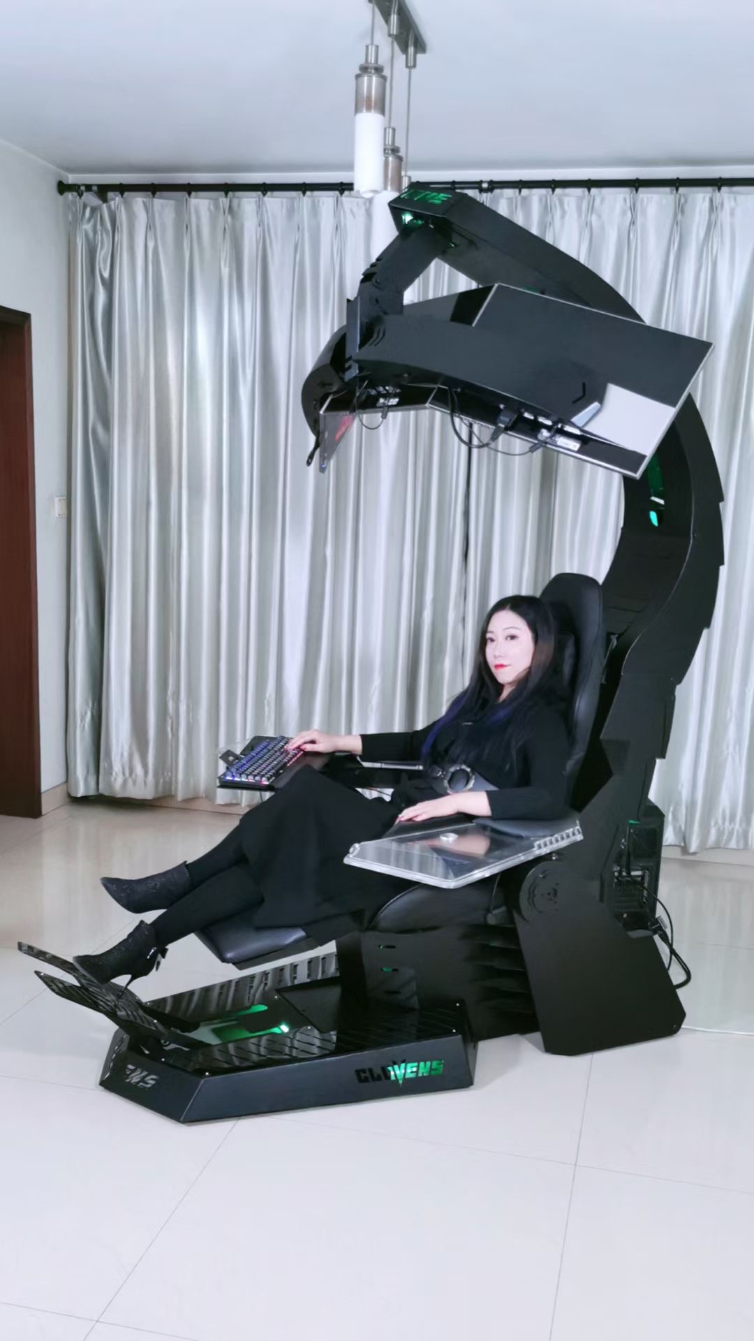 Unicorn Cluvens Brand Scorpio  - đánh giá và giá Rgb Gaming Chair