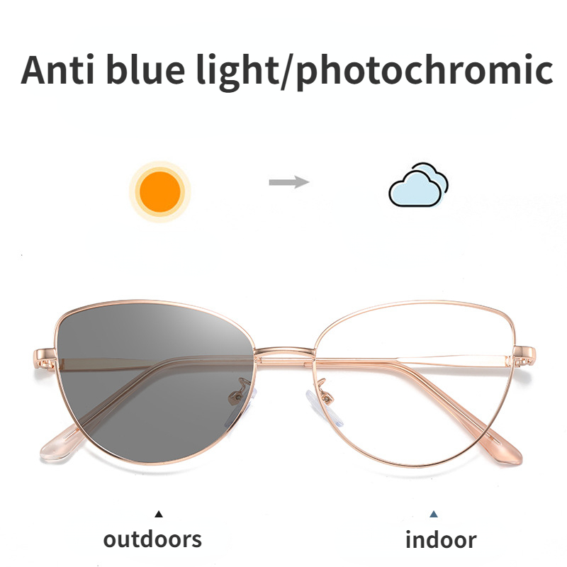 Cat Eye Photochromic Glasses R - đánh giá và giá Gaming Glasses Blue