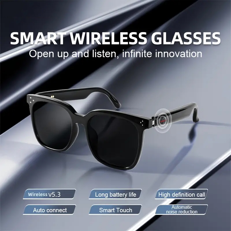 Camera Smart Glasses Bluetooth - đánh giá và giá Gaming Glasses Blue