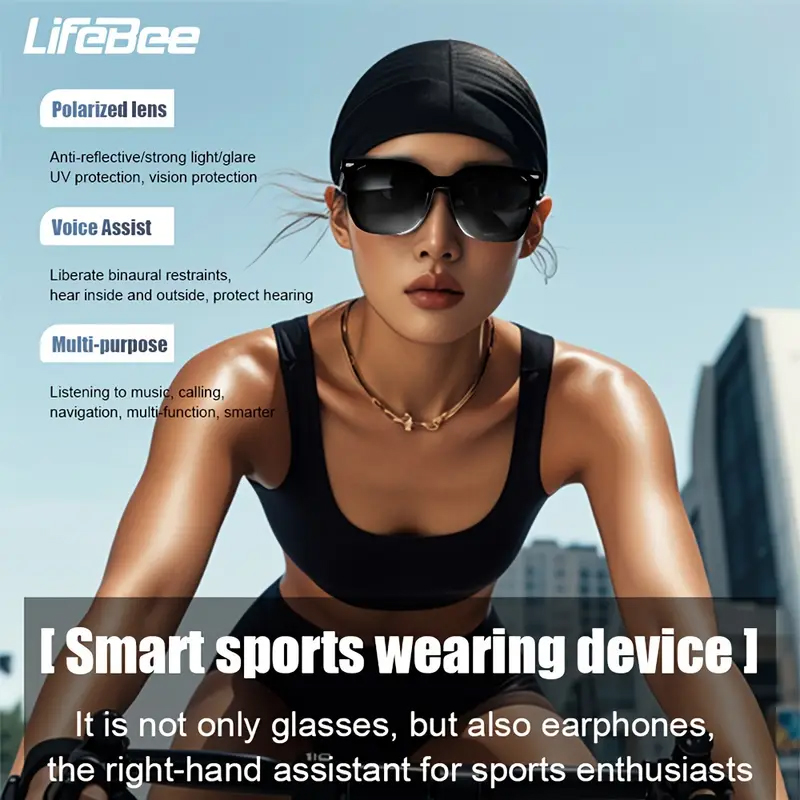 Camera Smart Glasses Bluetooth - đánh giá và giá Gaming Glasses Blue