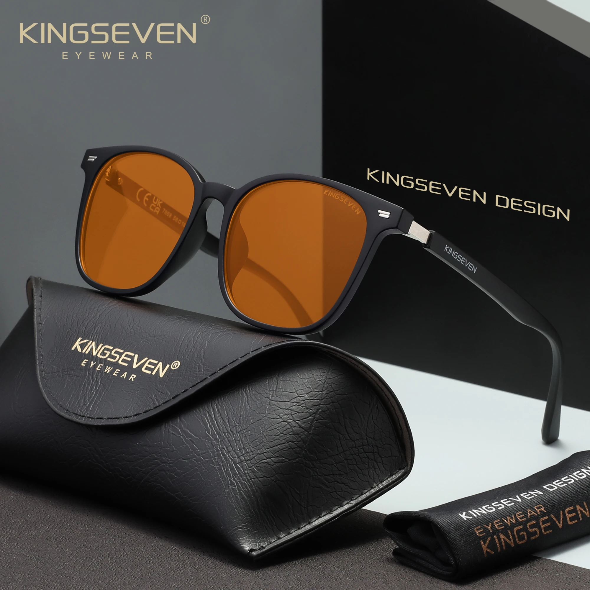 KINGSEVEN Retro Blue Blocking  - đánh giá và giá Gaming Glasses Blue