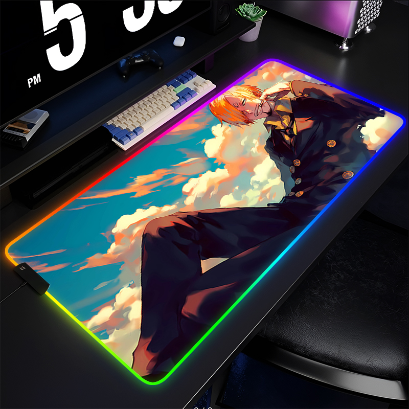 RGB Anime Mouse pad one piece  - đánh giá và giá Mouse Gaming Esports