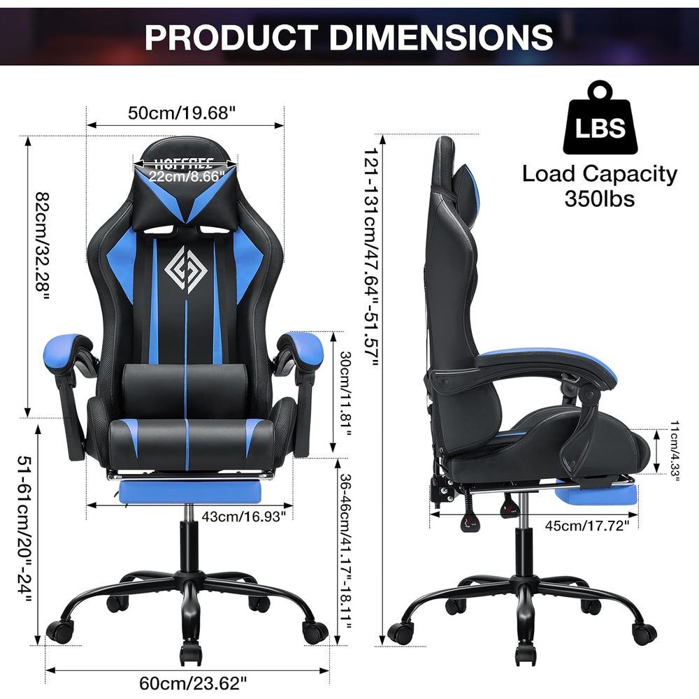 LED Gaming Chair with Massage  - đánh giá và giá Rgb Gaming Chair