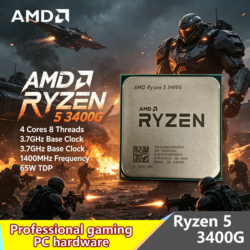 AMD Ryzen 5 3400G AM4 Desktop  - đánh giá và giá Amd Cpu Ryzen 5
